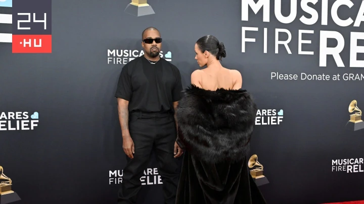 Egy éve ilyenkor: anyaszült meztelenül jelent meg Kanye West felesége a Grammy-gálán