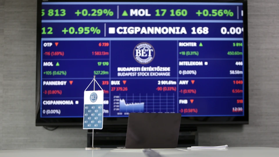 Gyengélkedett ma a magyar tőzsde, estek a blue chipek