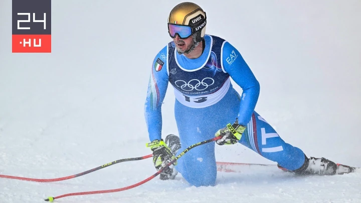 Hatalmasat bukott a korábbi világbajnok az olimpián, miután leoldott az egyik síléce