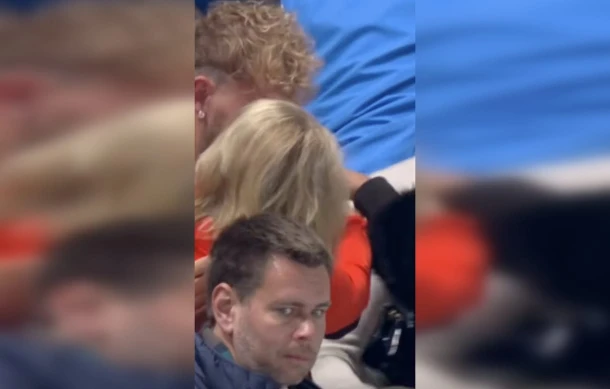 Vitézy Dávid Jake Paul mellett állt, amikor menyasszonya olimpiai csúcsot döntött