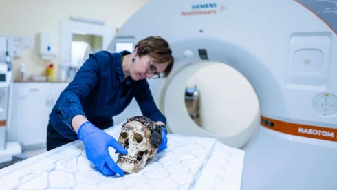 Magyarországon felfedezett ókori múmiát vizsgáltak CT-vel