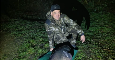 Borkai Zsolt 80 kilogrammos harcsaszörnyet fogott a Marcal tónál