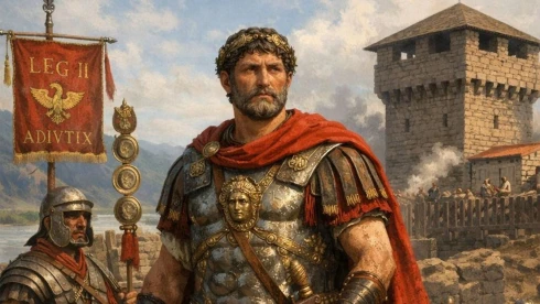 Hadrianus római császár Pannóniában