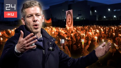 „Az almatermés olyan fekete volt, mint a korom” – Magyar Péter a gödi akkugyárnál