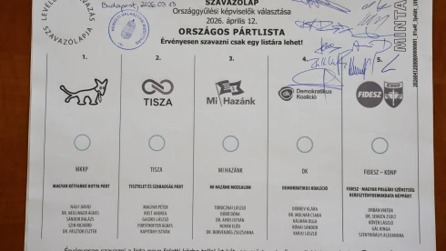 Így fog kinézni a szavazólap, az NVB jóváhagyta a mintát