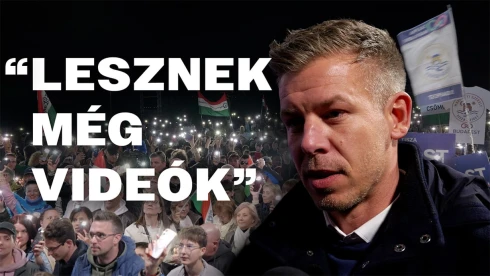 „Lesznek még videók” – Magyar Péter a gödi Samsung-gyárnál