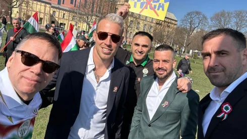 Fradisták a Békemeneten: Az Braga elleni meccs hőse is a helyszínen