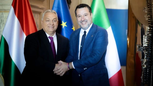 Matteo Salvini gratulált Orbán Viktornak a Békemenethez