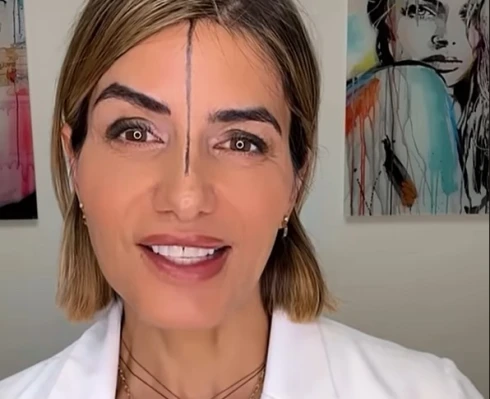 Saját homloka felét bénította le egy orvosnő, hogy bemutassa a botox valódi arcát