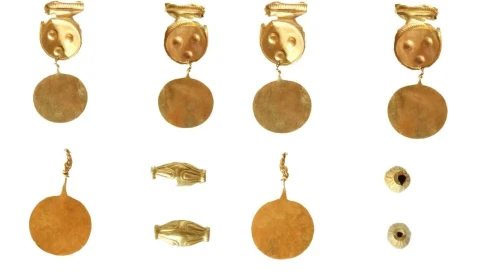 Bronzkori aranykincset találtak Görögországban