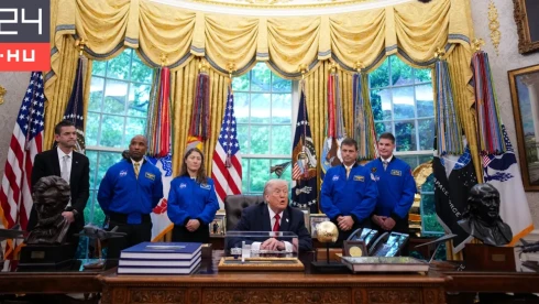 Egyszer sem szólalt meg az Artemis-2 legénysége a Fehér Ház sajtótájékoztatója alatt