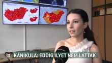 Rekordhőség: Harmadfokú riasztás lép életbe, vizet osztanak az utasoknak