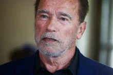 Egy budai edzőteremben gyúr Schwarzenegger