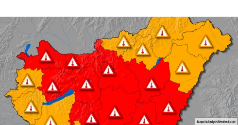 Figyelmeztetést adott ki a kormány, életbe lépett a harmadfokú hőségriasztás