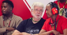 Beugrott a Ferrarihoz a Forma-1-re Magyarországra érkező George Lucas