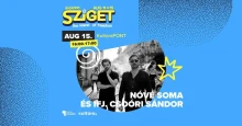 Nóvé Soma és Ifj. Csoóri Sándor koncertje a Sziget Fesztiválon