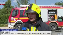 Hatalmas tűz pusztít Székesfehérvár határában, több ház leégett
