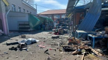 Orosz katonák drónnal vadásztak egy zöldségárusra Herszonban