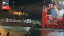 Uszályokat süllyesztettek el Romániában a Dunán