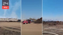 Szomorú videón a tűzoltók emberfeletti küzdelme az Érd melletti 180 órás tűzzel