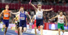 Óriási országos csúcs és bravúros ötödik hely a férfi 4x400-as váltótól
