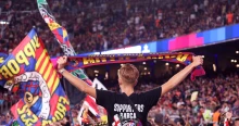 Brutálisan megverték a rendőrök a Barca-szurkolót, ez volt az oka – videó