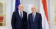 Baka András a Sándor-palotában fogadta a Legfőbb Ügyészség ideiglenes vezetőjét