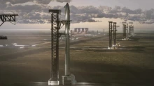Videón Elon Musk őrült terve: 505 négyzetkilométeres űrkikötő épül, 10 Starship-rakétát lehet majd indítani róla