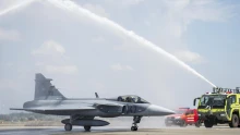 Elhagyhatta a kórházat a Gripen-balesetben megsérült pilóta