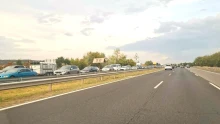 Már három kilométeres a torlódás az M7-es autópályán
