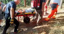 Súlyos sérülést, lábszártörést szenvedett egy túrázó a börzsönyben