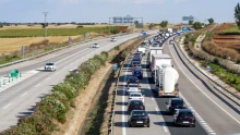 Baleset miatt nagy a torlódás az M0-s autóúton