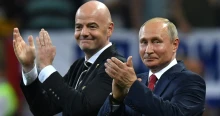 Oroszországi és vatikáni látogatása miatt is kikezdték a FIFA elnökét