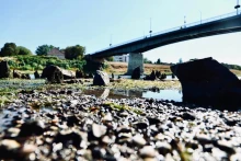 A 610 centis határ alá süllyedt a vízszint Kiskörénél, Szolnokon negatív rekordot döntött a Tisza
