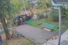 Videón a Kijevben egymásra lövöldöző ukrán hírszerzők