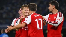 Ödegaard góljával nyert az Arsenal Nápolyban