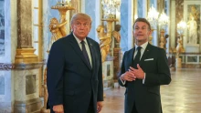 Trump nyomása már a rajt előtt megrázta Macron első nemzetközi űrcsúcsát