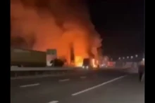 Teherautóba csapódott egy orosz drón az egyik ukrán-lengyel határátkelőnél